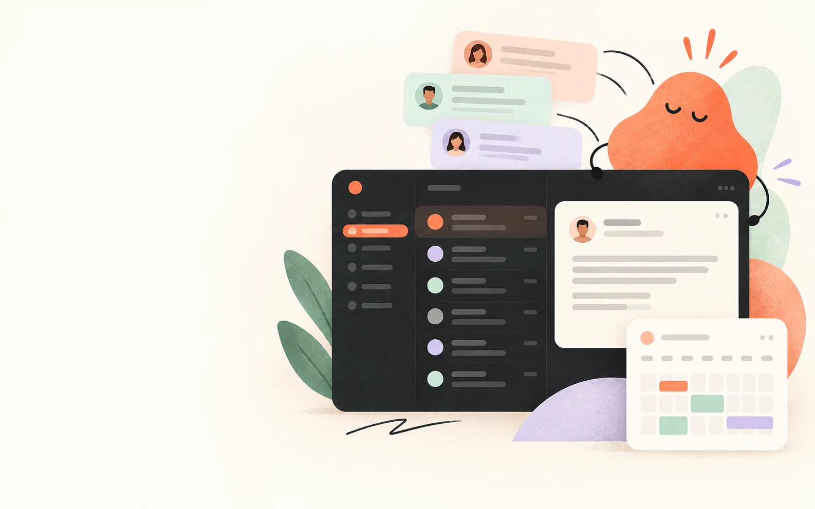 AI assistant managing email and Telegram conversations